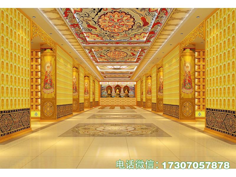寺庙佛堂万佛墙